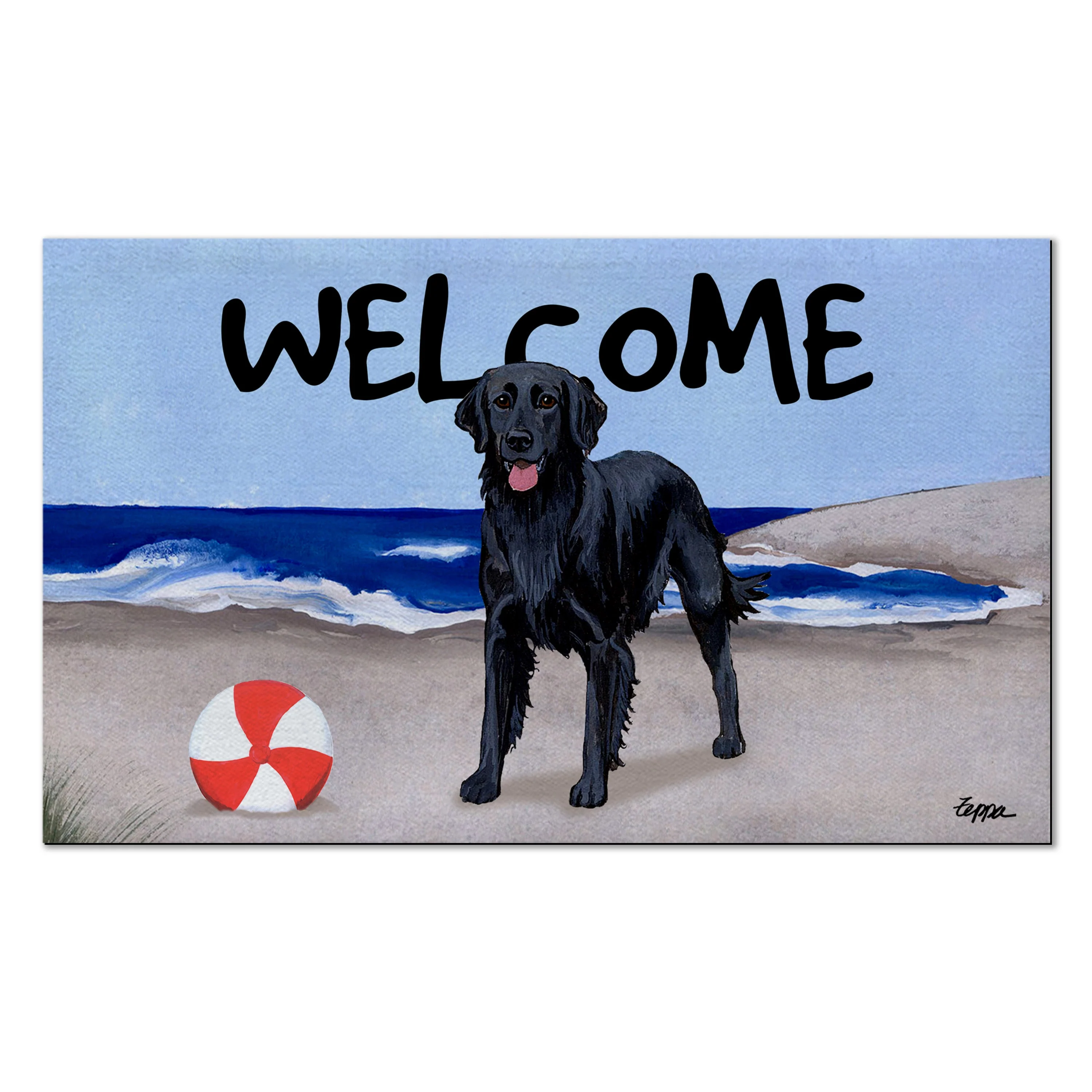 Flat-Coated Retriever Welcome Mat - Image 5
