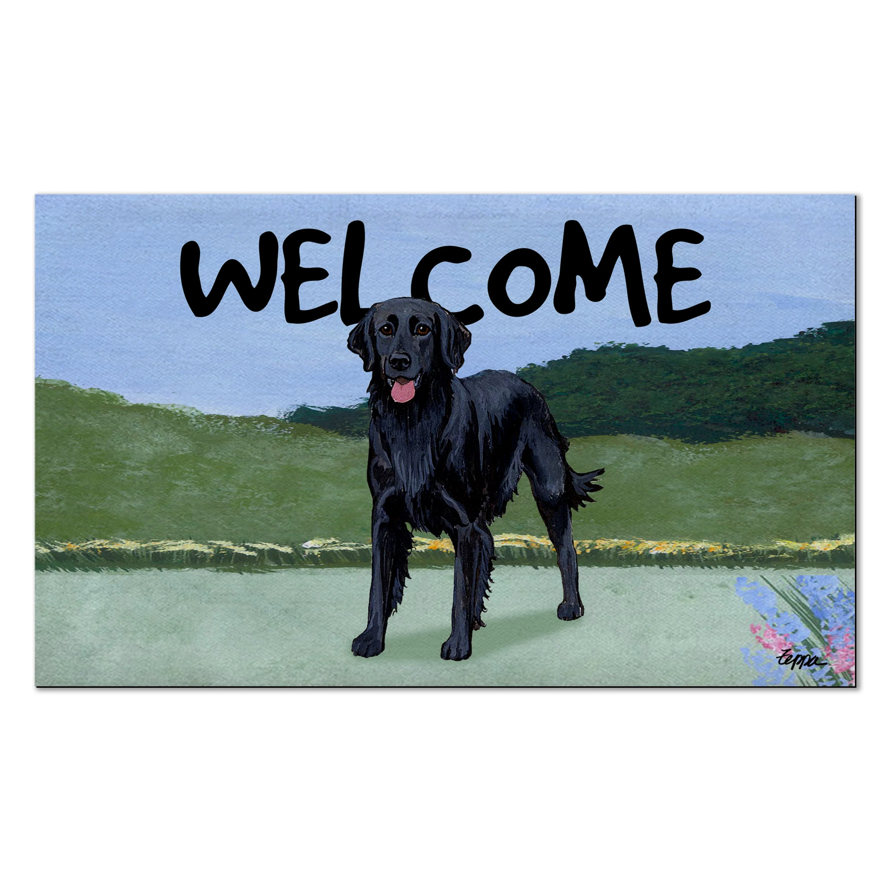 Flat-Coated Retriever Welcome Mat - Image 6