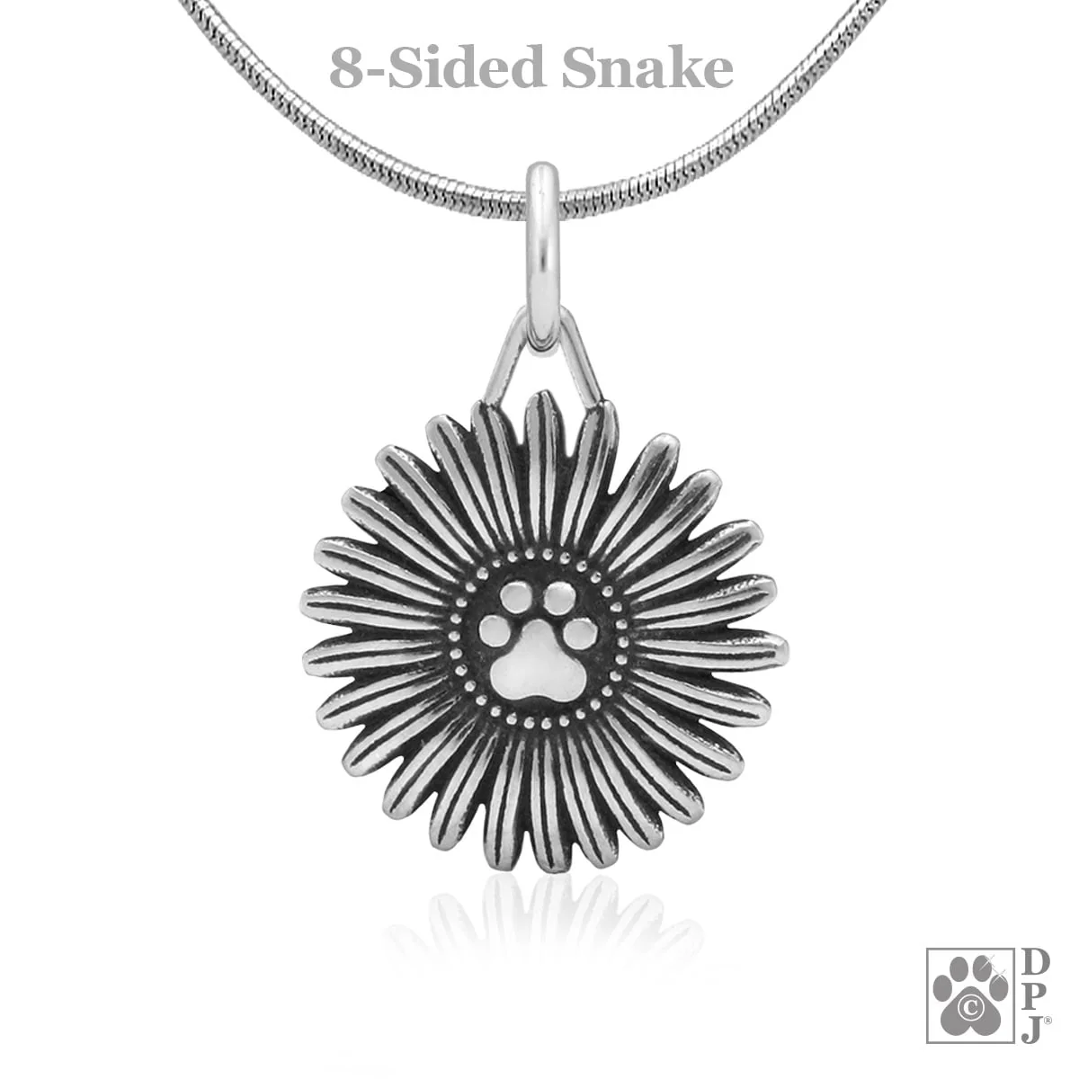 Paw Print Flower Pendant - Image 3