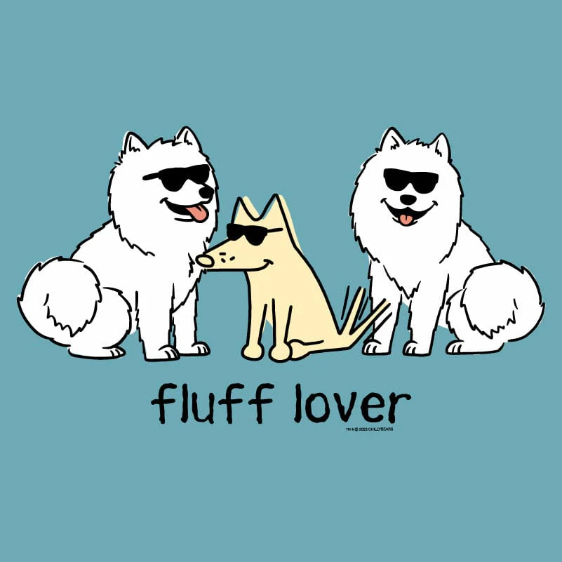 Fluff Lover - Ladies Curvy V-Neck Tee - Image 2