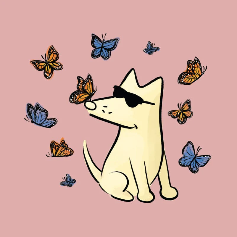 Flutterby - Melange Terry Hoodie - Image 2