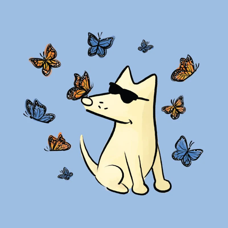 Flutterby - Sweatshirt Pullover Hoodie - Image 2