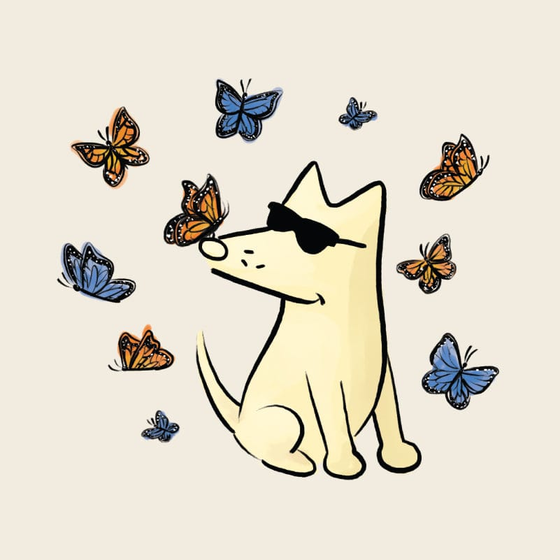 Flutterby - V-Neck T-Shirt - Image 2