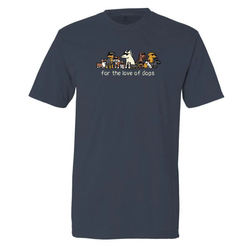 For The Love Of Dogs - Classic Tee, Blue - Image 2