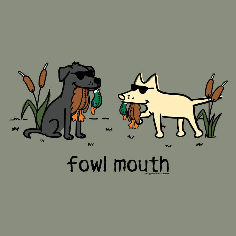 Fowl Mouth - Ladies Curvy V-Neck Tee - Image 2