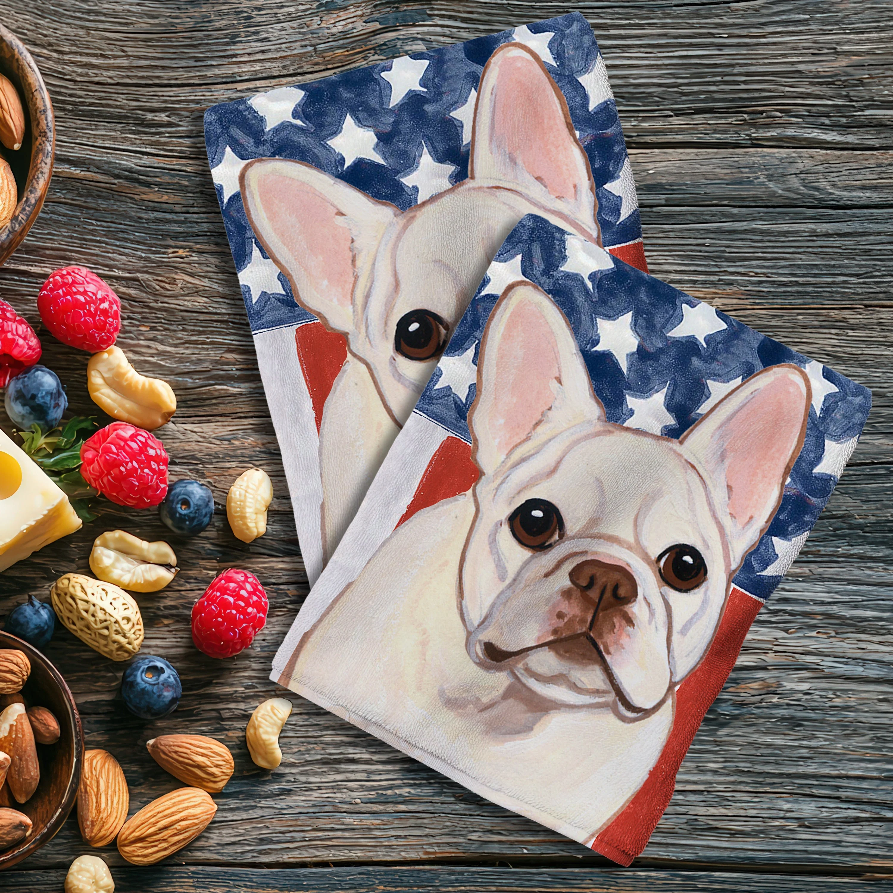 French Bulldog Americana Kitchen Towel Set - Image 3