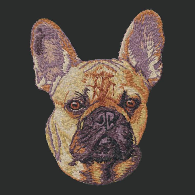 French Bulldog Embroidered Crossbody Bag - Image 2