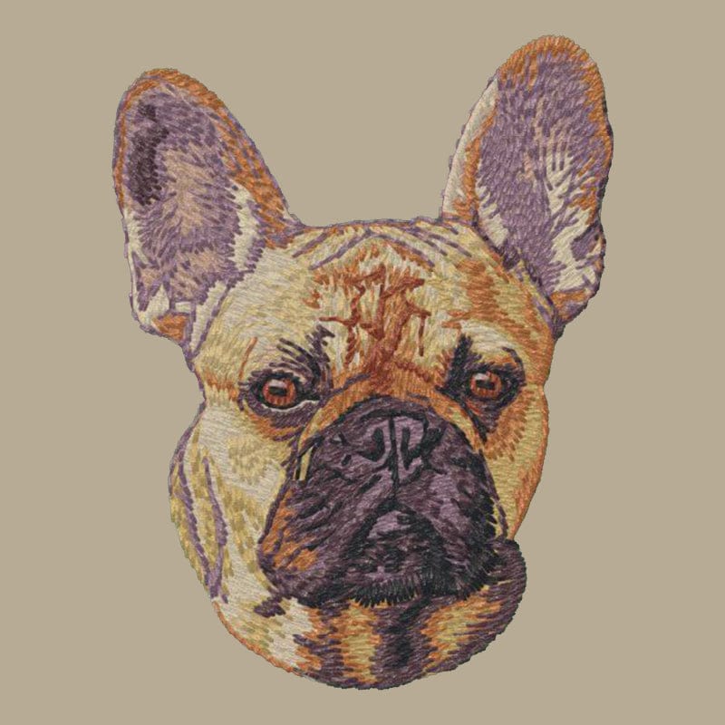 French Bulldog Embroidered Crossbody Bag - Image 4