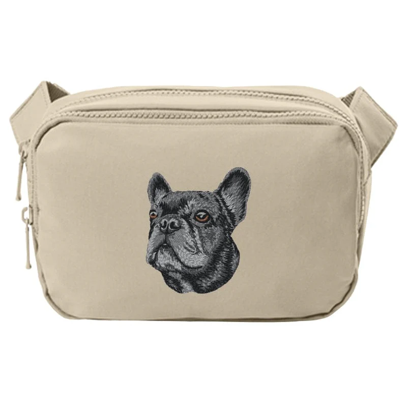 French Bulldog Embroidered Crossbody Bag - Image 7