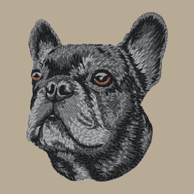 French Bulldog Embroidered Crossbody Bag - Image 8