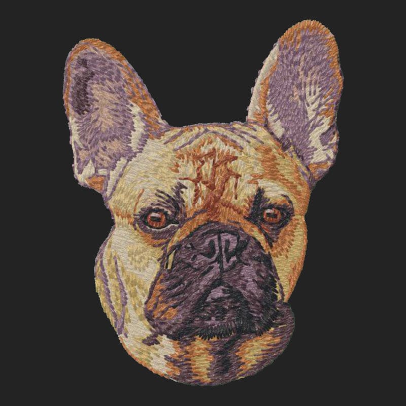 French Bulldog Embroidered Sweatshirt Hoodie - Image 10