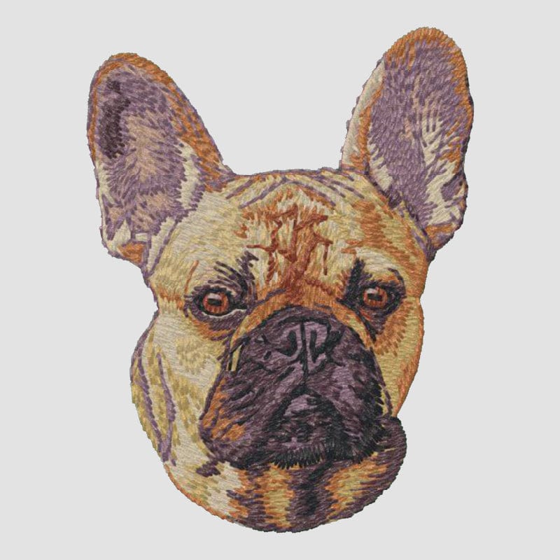 French Bulldog Embroidered Sweatshirt Hoodie - Image 14