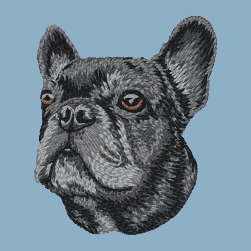 French Bulldog Embroidered Sweatshirt Hoodie - Image 6