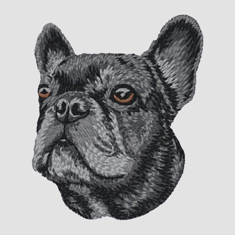 French Bulldog Embroidered Sweatshirt Hoodie - Image 8