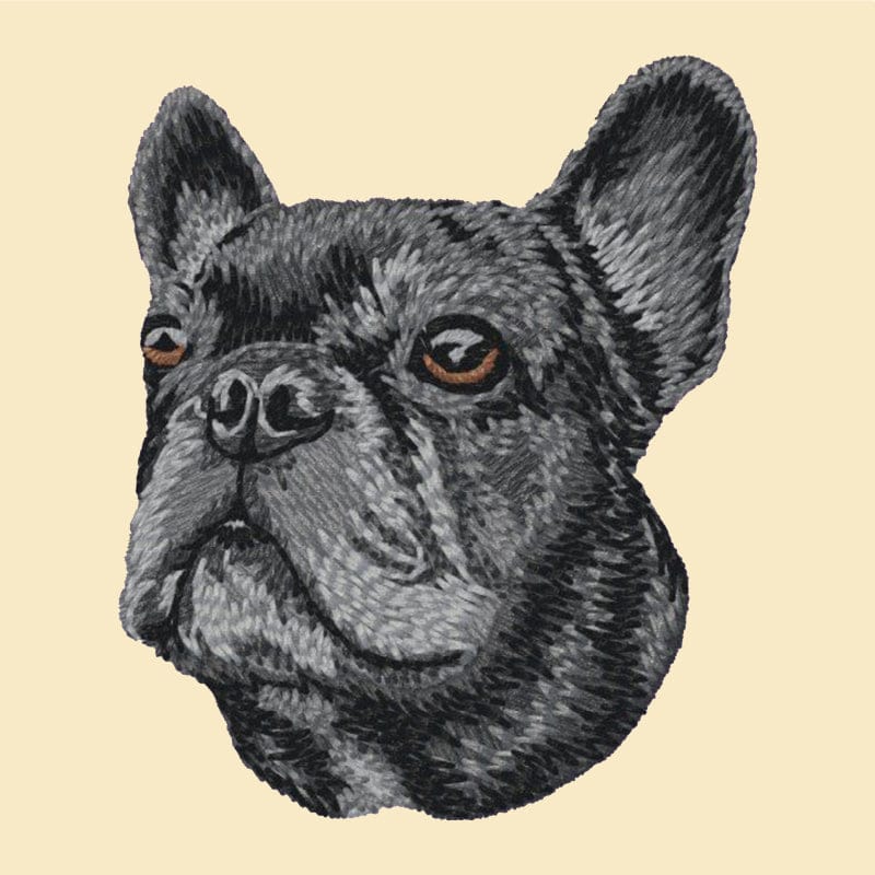 French Bulldog Embroidered Tote - Image 8