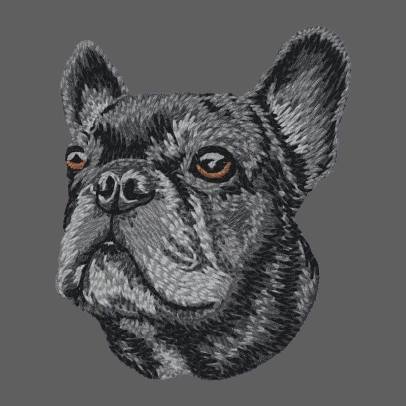 French Bulldog Embroidered Women's Fleece Jacket - Image 2