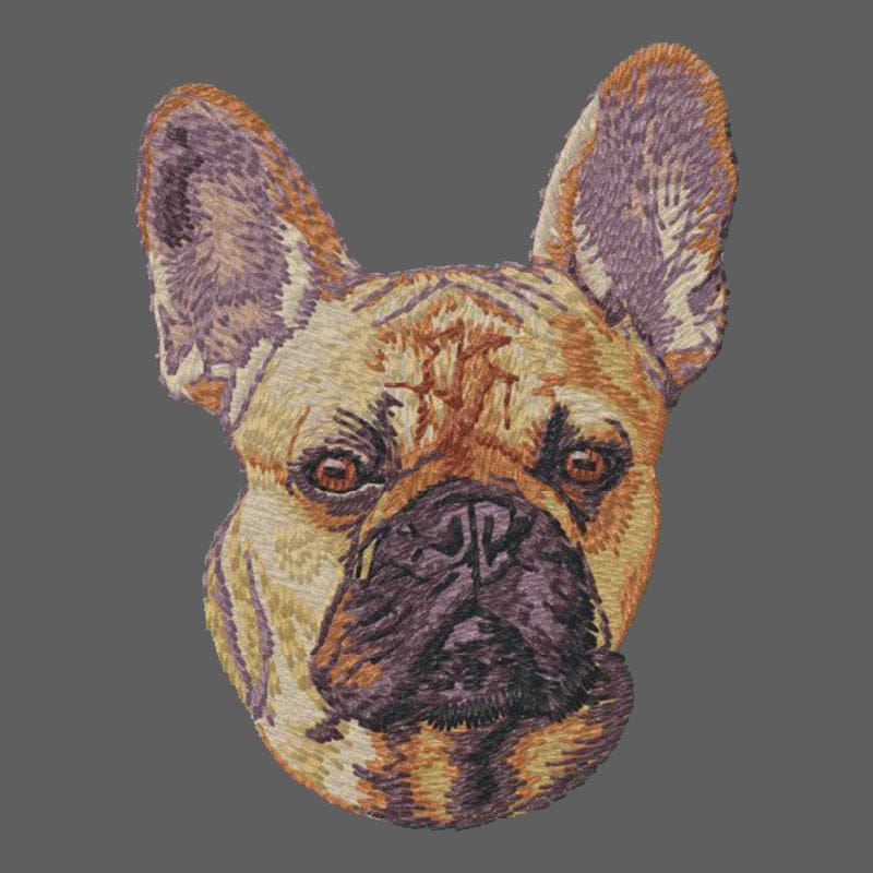 French Bulldog Embroidered Women's Fleece Jacket - Image 4