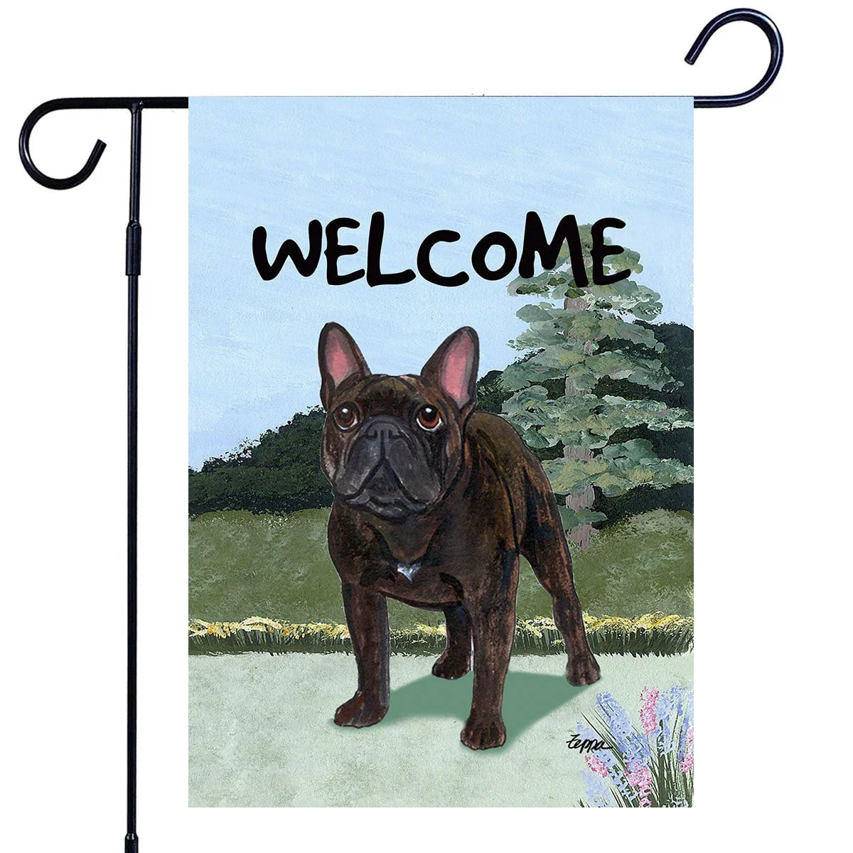 French Bulldog Garden Flag - Image 2