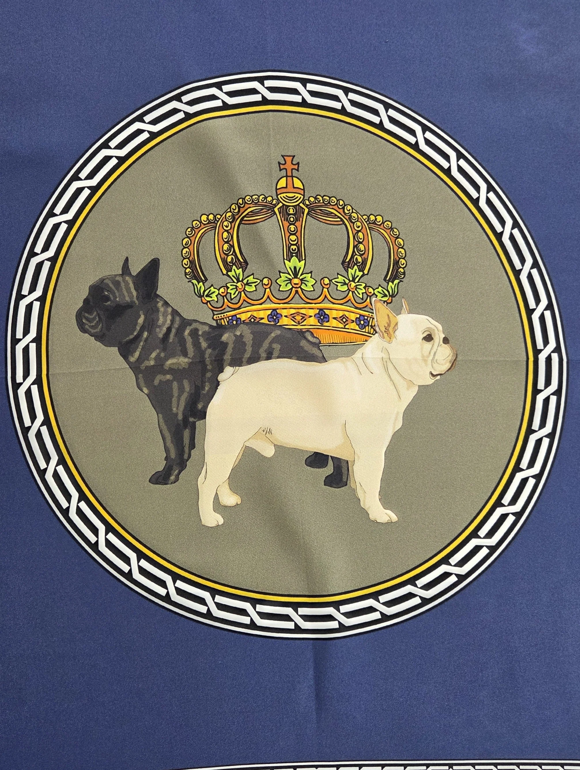 French Bulldog Silk Scarf - Image 5