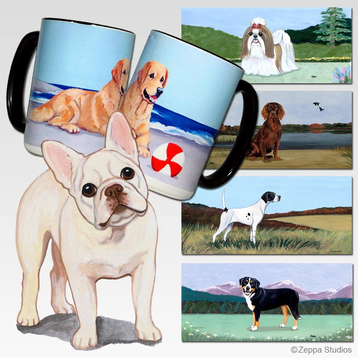 French Bulldog Scenic Mug - Image 2