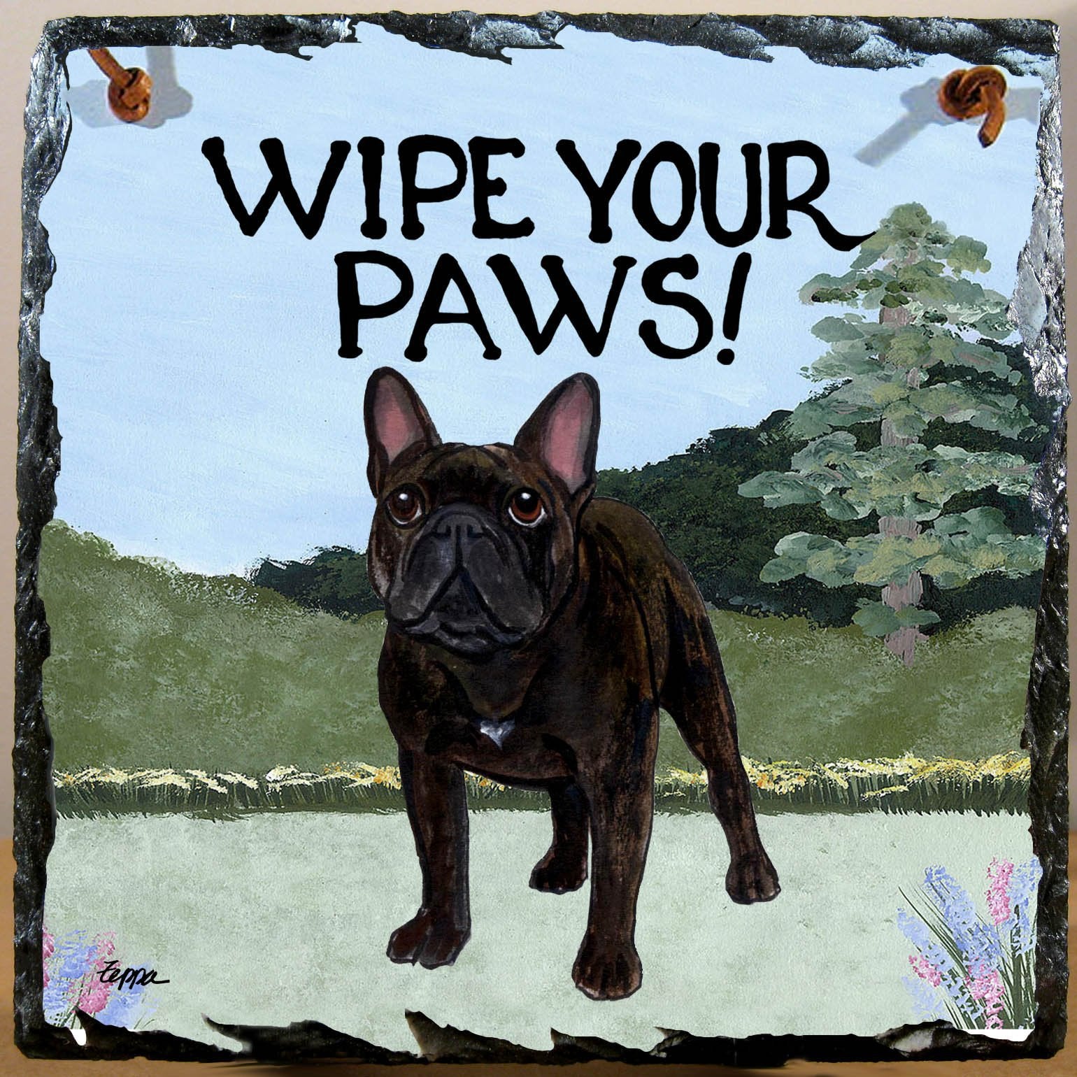 French Bulldog Slate Sign - Image 3