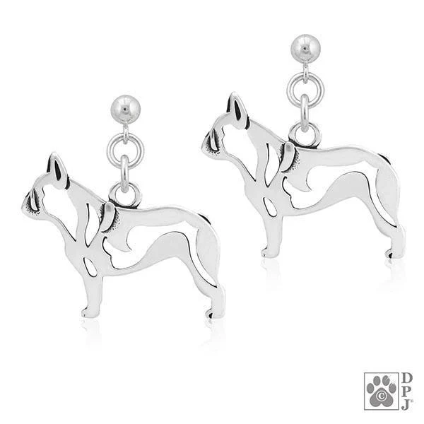 French Bulldog, Body, Earring - Image 2