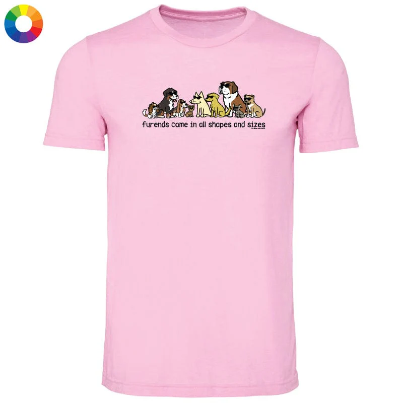 Furends Come in All Shapes and Sizes - Lightweight Tee