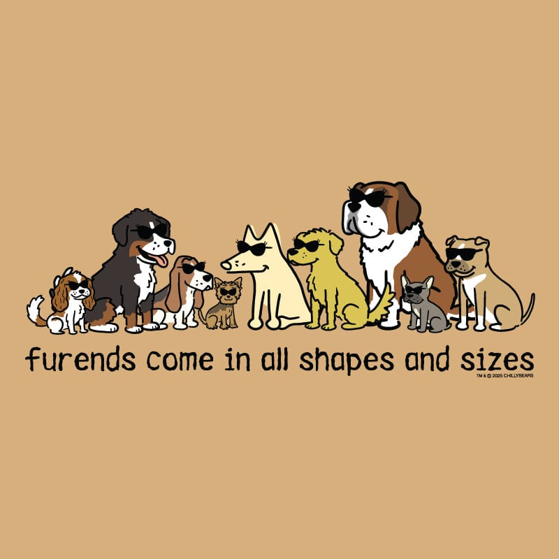 Furends Come in All Shapes and Sizes - Sweatshirt Pullover Hoodie - Image 2
