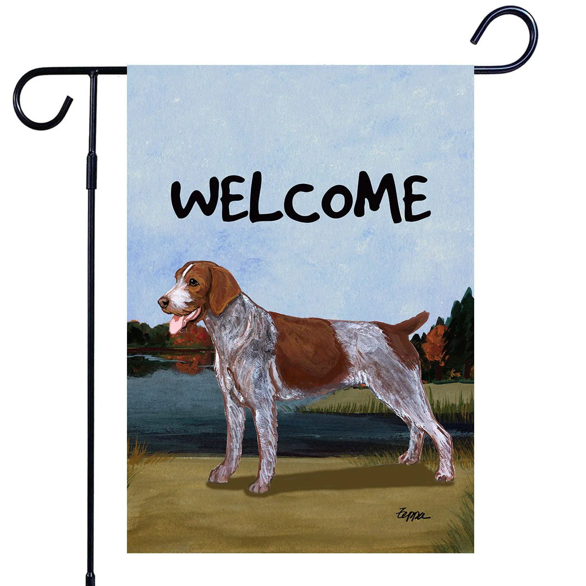 German Pointer Garden Flag - Image 2