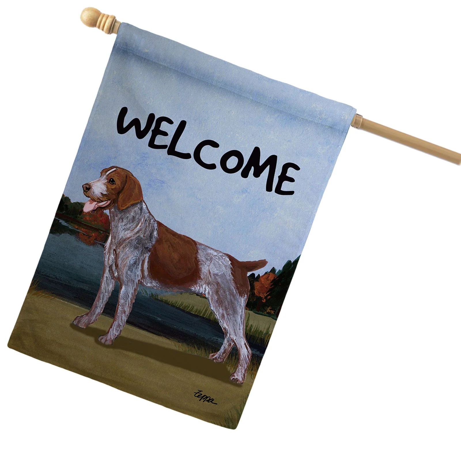 German Pointer House Flag - Image 2