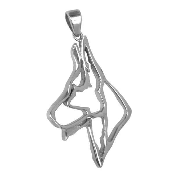 German Shepherd Dog Sterling Silver Cut Out Pendants - Image 5