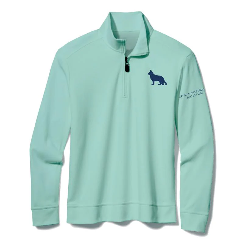 German Shepherd Dog Embroidered AKC Quarter Zip - Image 7