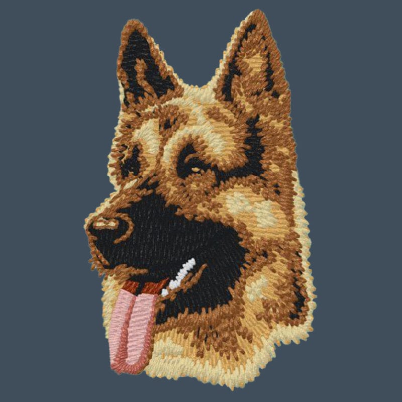 German Shepherd Dog Embroidered Baseball Cap - Image 2