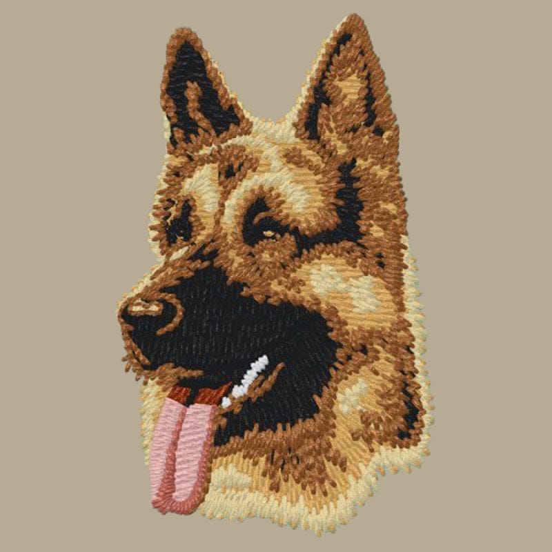German Shepherd Dog Embroidered Crossbody Bag - Image 2