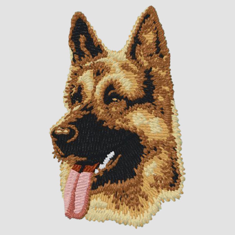 German Shepherd Dog Embroidered Sweatshirt Hoodie - Image 2
