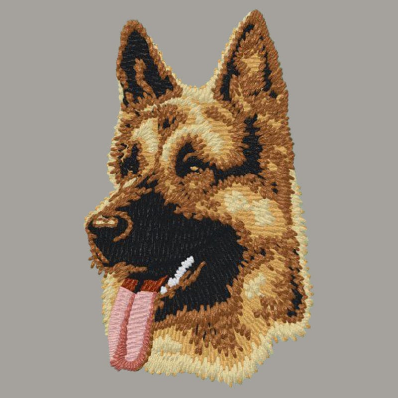 German Shepherd Dog Embroidered Sweatshirt Hoodie - Image 8