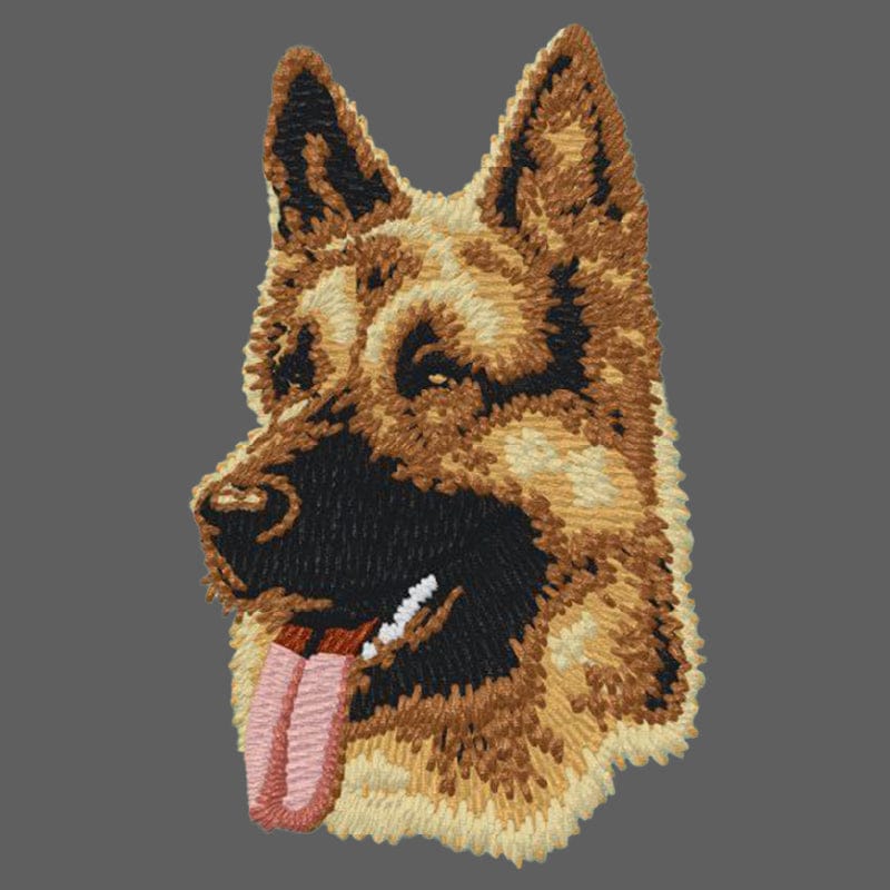 German Shepherd Dog Embroidered Women's Fleece Jacket - Image 2