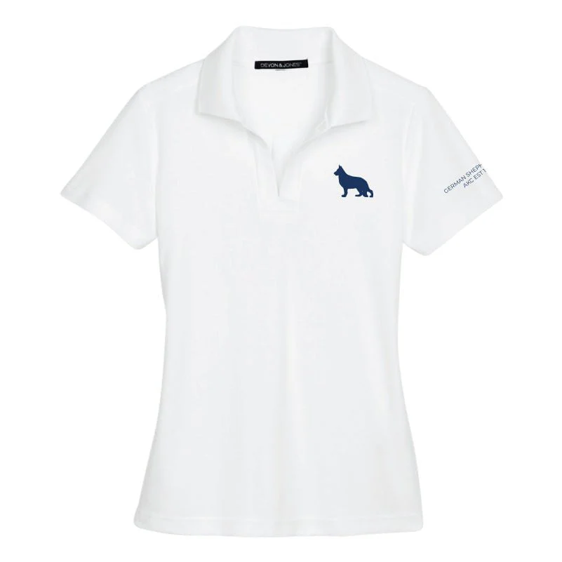 German Shepherd Dog Embroidered AKC Women's Polo - Image 2