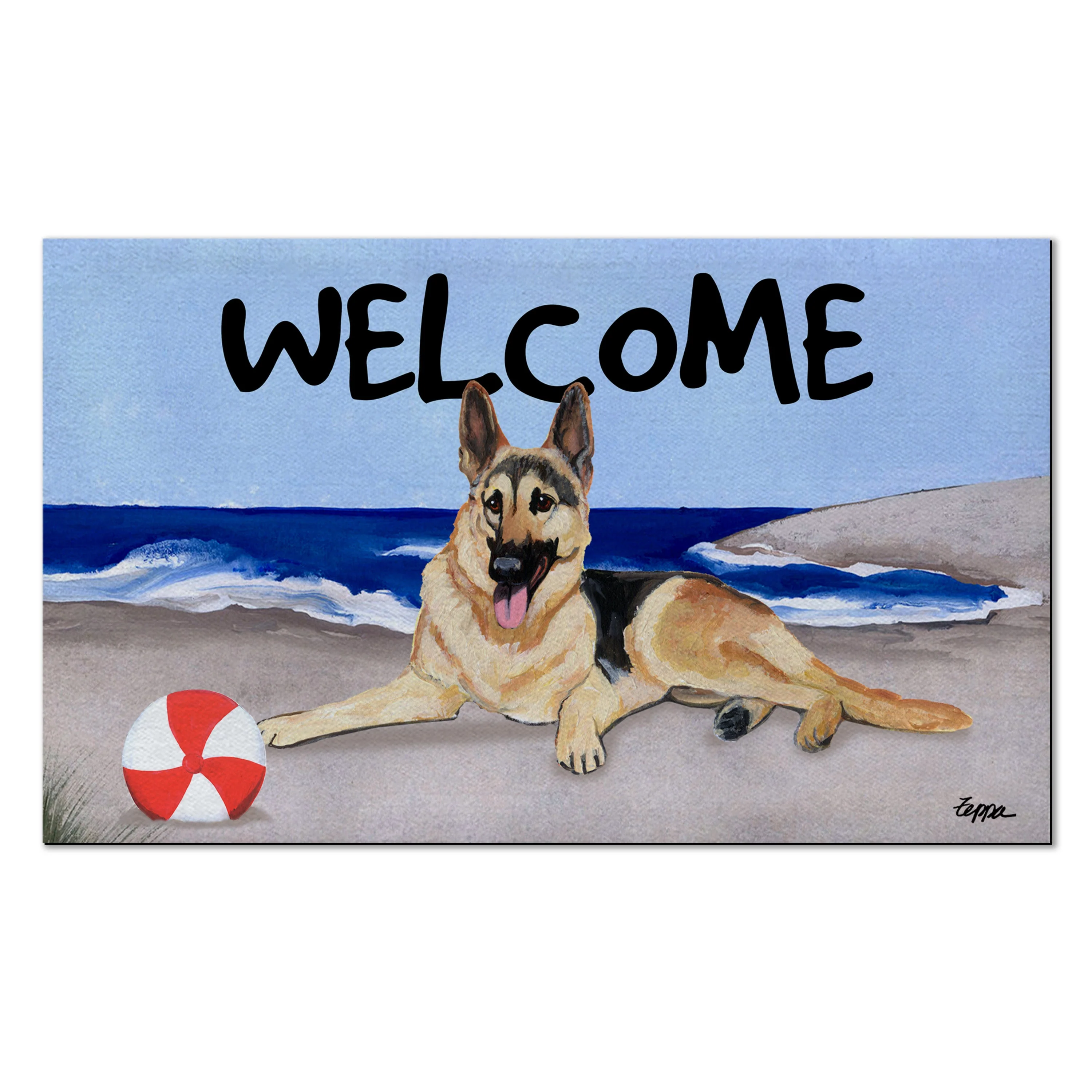 German Shepherd Dog Welcome Mat - Image 2