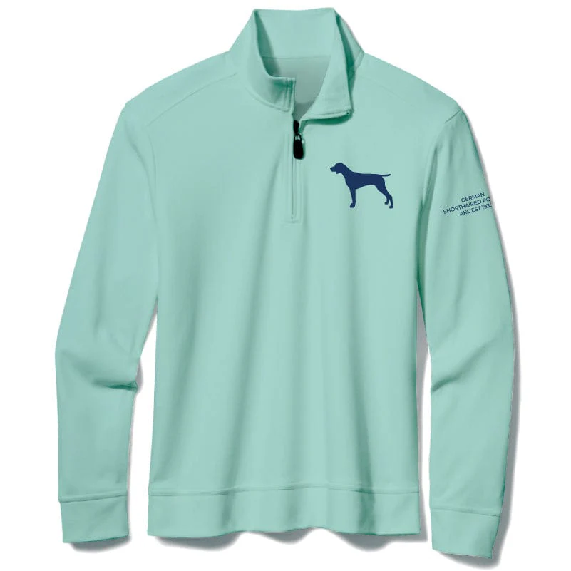 German Shorthaired Pointer Embroidered AKC Quarter Zip - Image 4