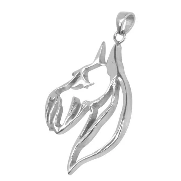Giant Schnauzer Sterling Silver Cut Out Pendants - Image 3