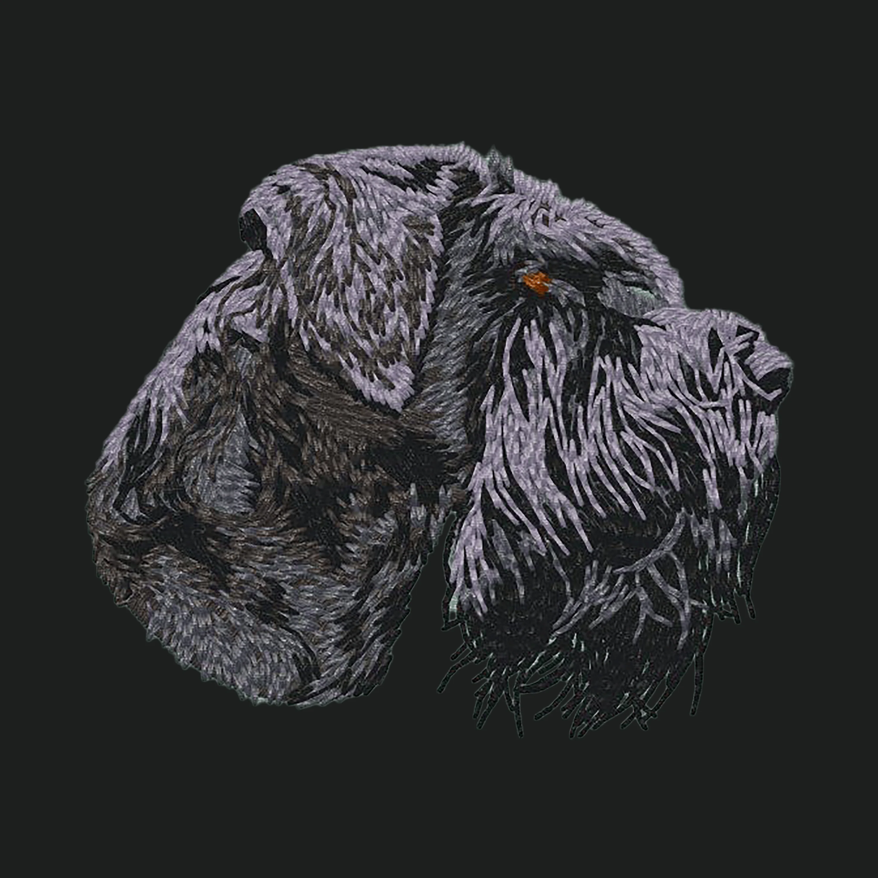 Giant Schnauzer Embroidered Crossbody Bag - Image 4