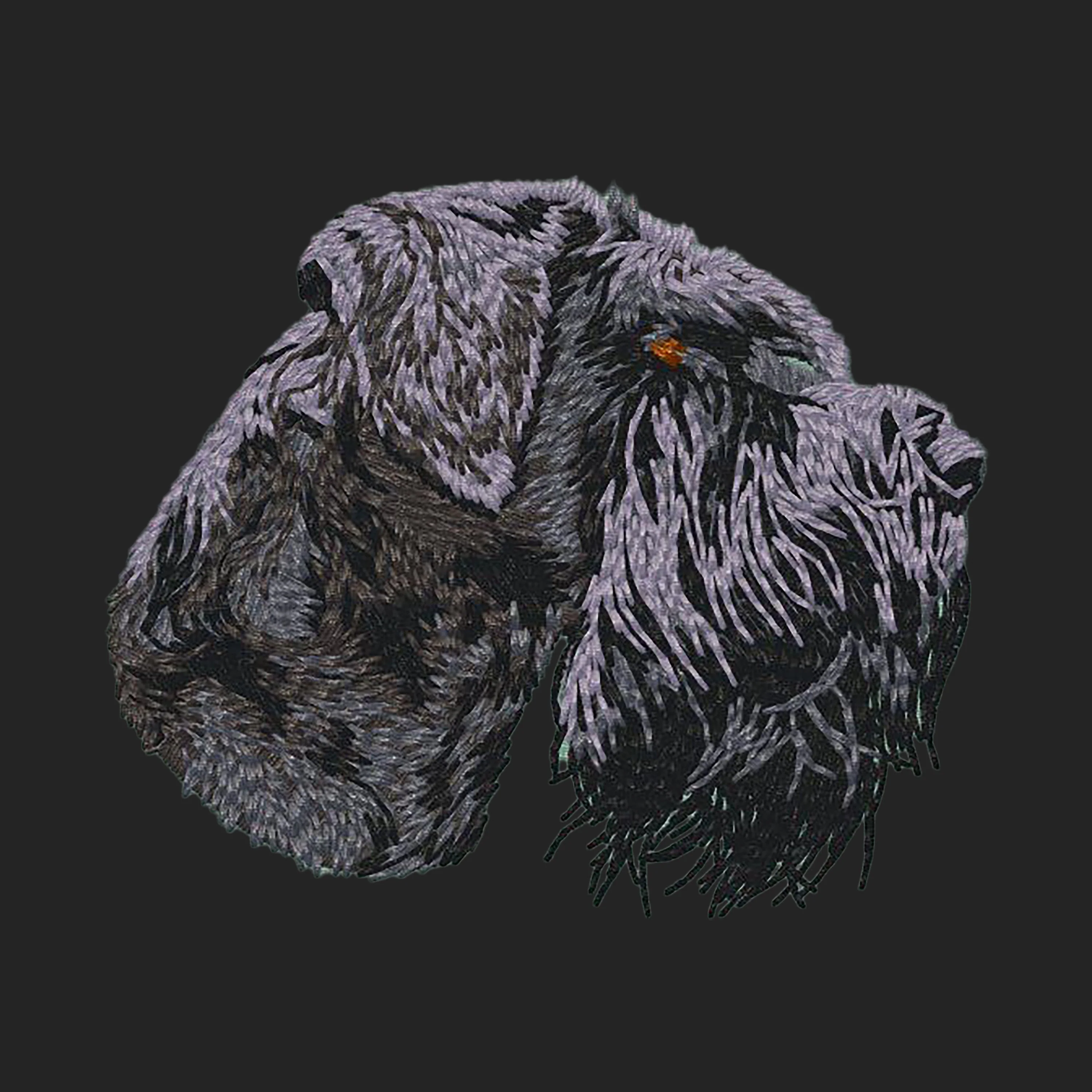 Giant Schnauzer Embroidered Sweatshirt Hoodie - Image 2