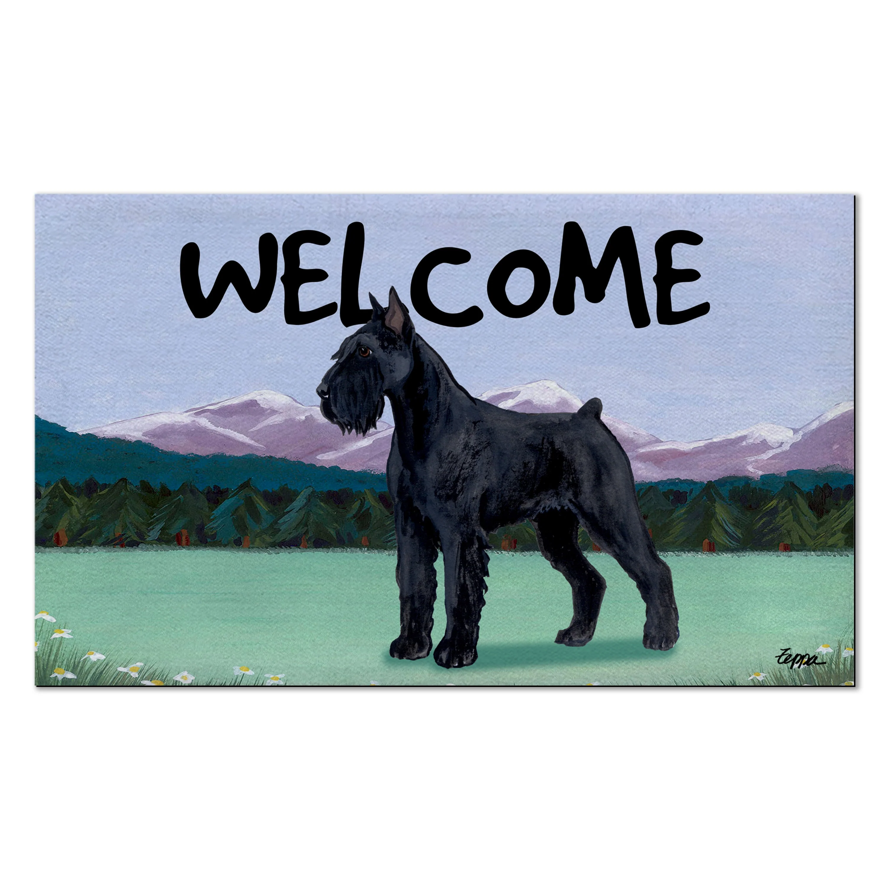 Giant Schnauzer Welcome Mat - Image 2