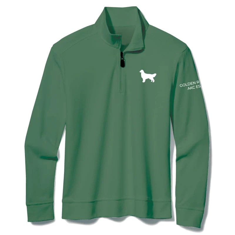 Golden Retriever Embroidered AKC Quarter Zip - Image 13