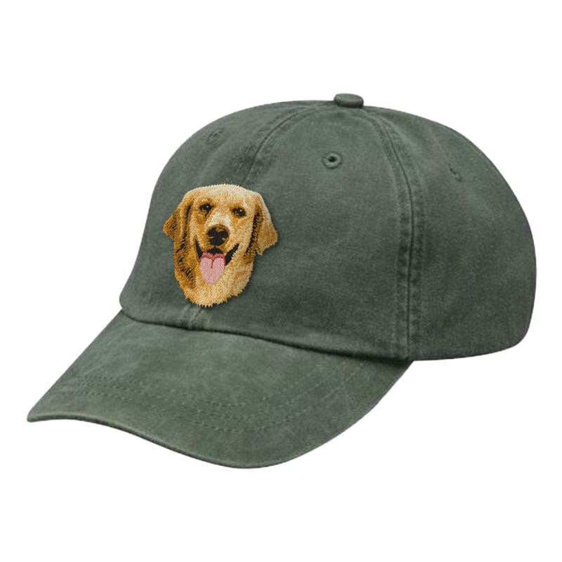 Golden Retriever Embroidered Baseball Cap - Image 7