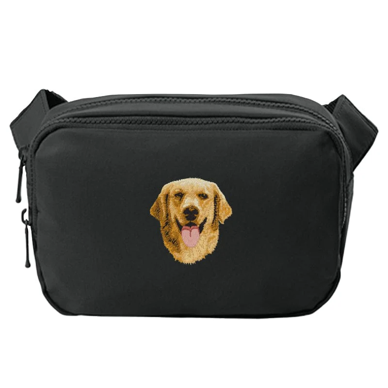 Golden Retriever Embroidered Crossbody Bag - Image 3