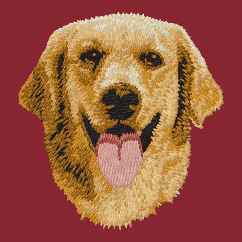 Golden Retriever Embroidered Wearable Blanket - Image 8