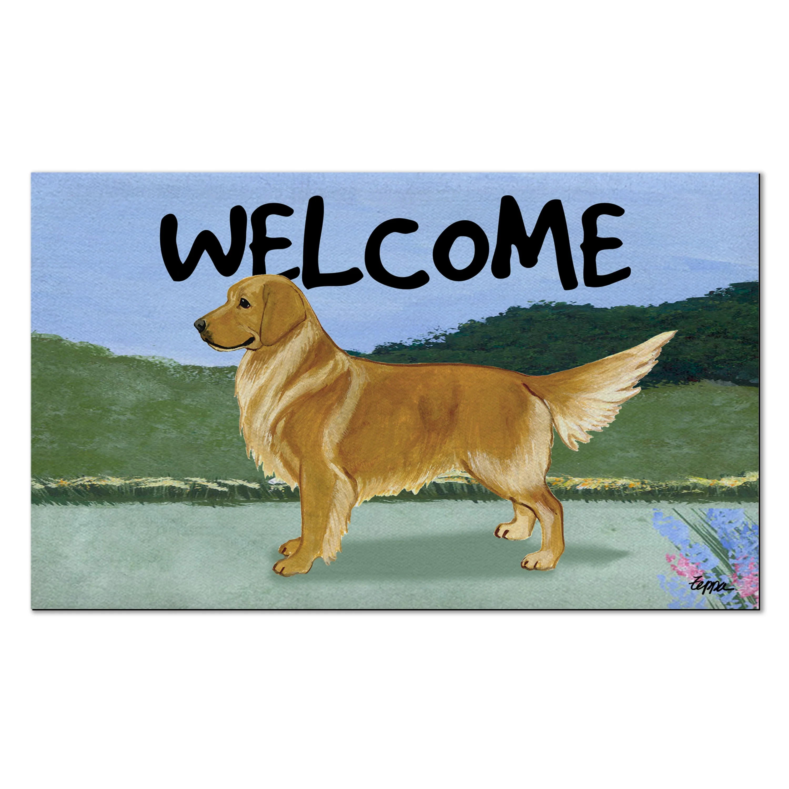 Golden Retriever Welcome Mat - Image 12