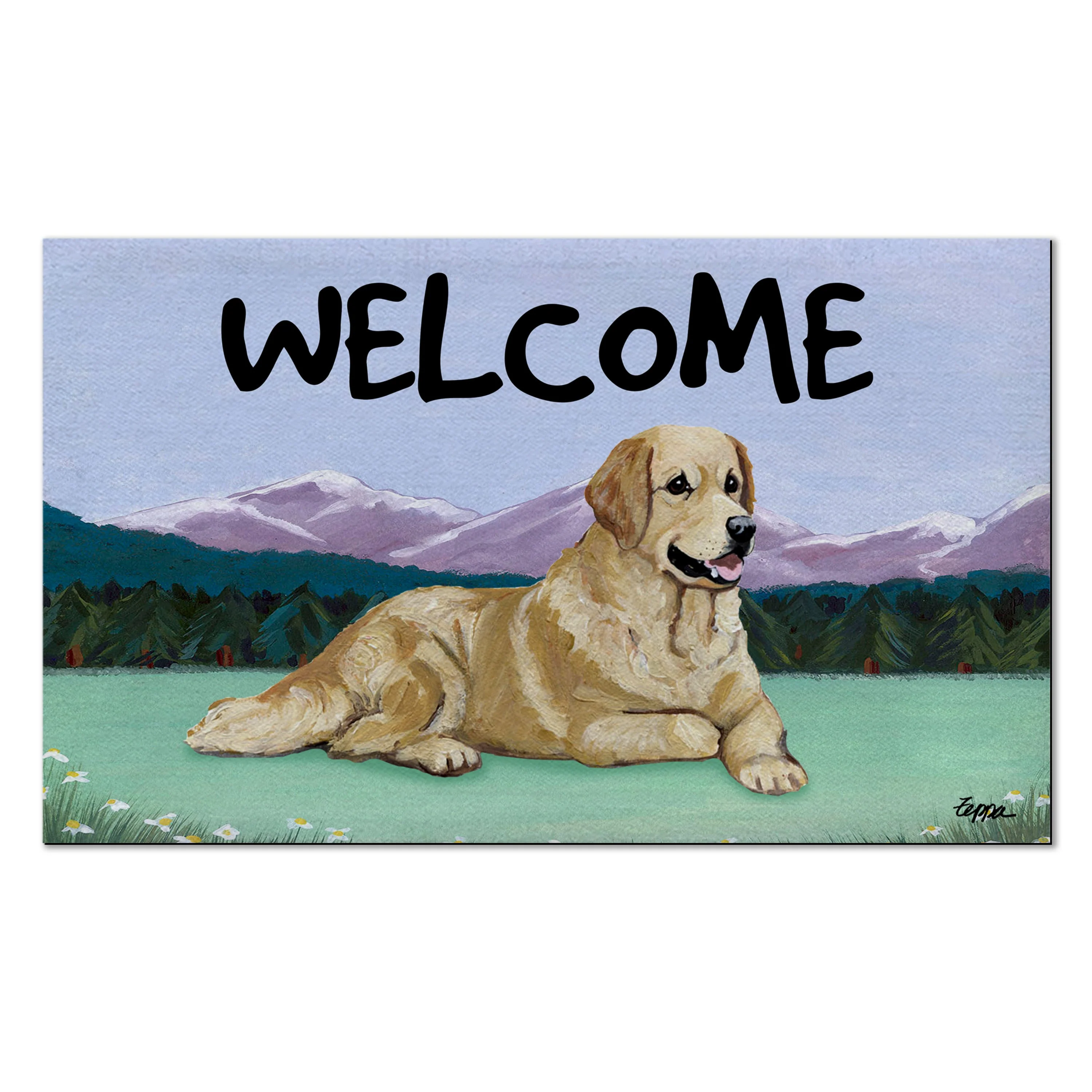 Golden Retriever Welcome Mat - Image 3
